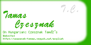 tamas czesznak business card